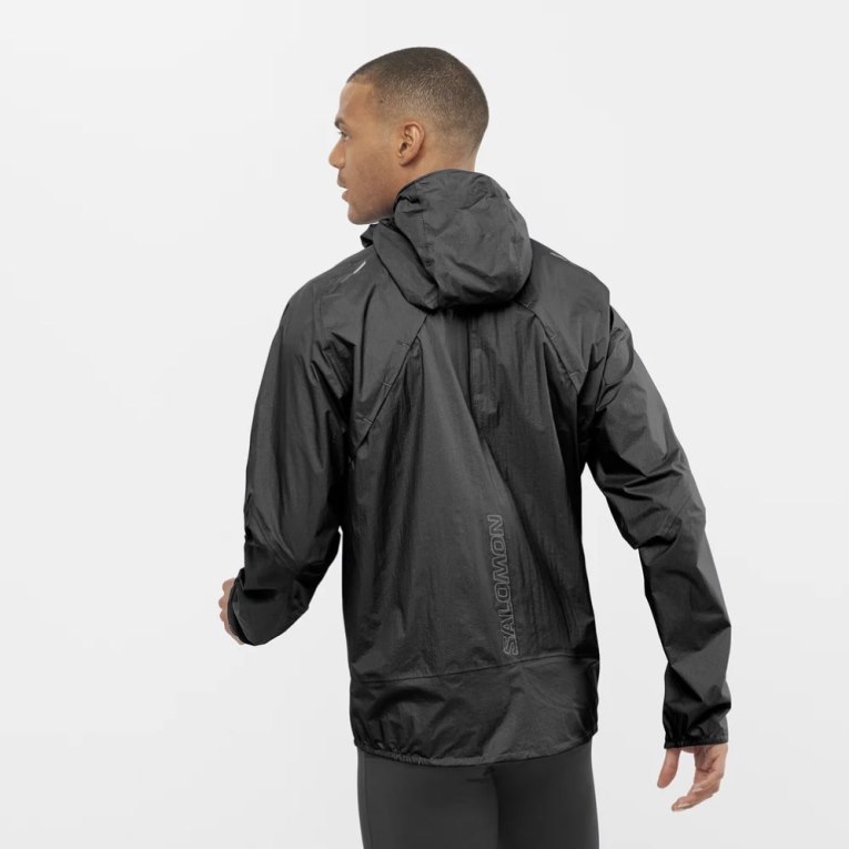 Salomon Bonatti Waterproof Men's Shell Jackets Black | CA 57N46
